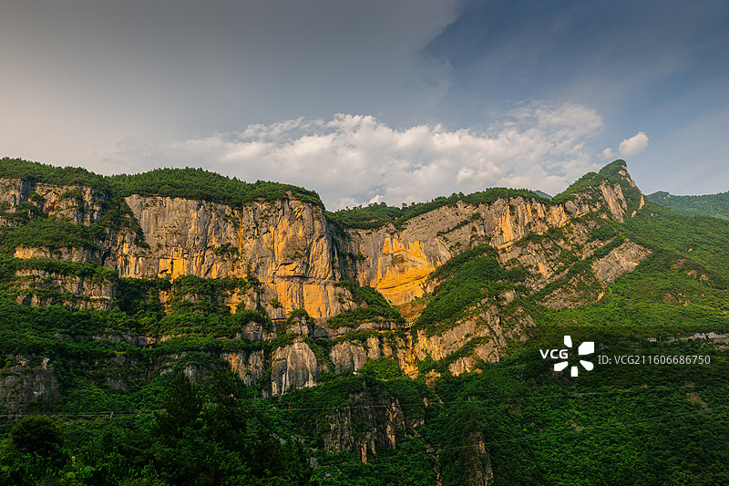 巫山当阳大峡谷图片素材