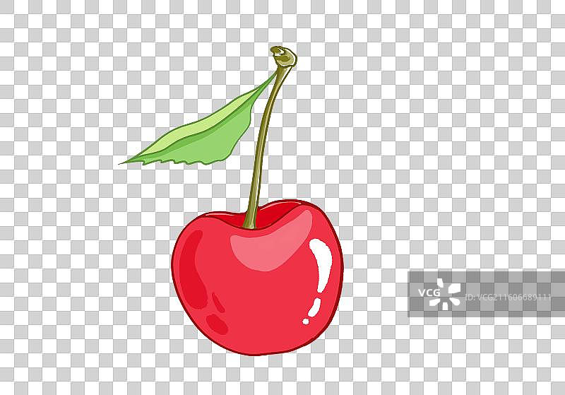 扁平风水果元素樱桃图片素材