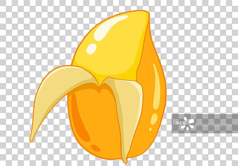 扁平风水果元素芒果图片素材