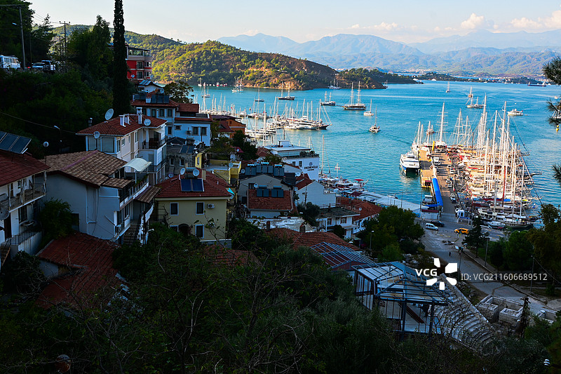 山海之间 · 土耳其费特希耶安静一隅图片素材
