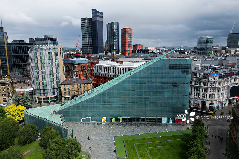 英国曼彻斯特 国家足球博物馆图片素材