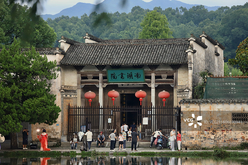 宏村南湖书院图片素材