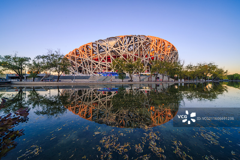 北京国家体育馆-鸟巢图片素材