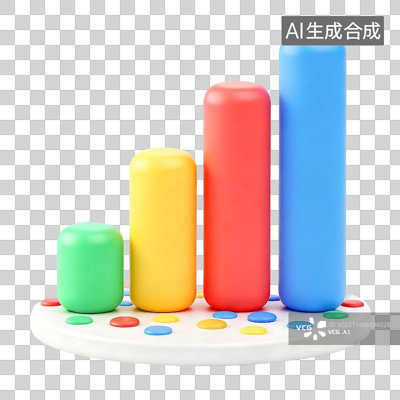 【AI数字艺术】儿童彩色早教益智玩具图片素材