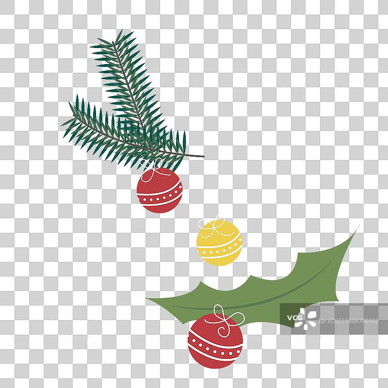 圣诞装饰球图片素材