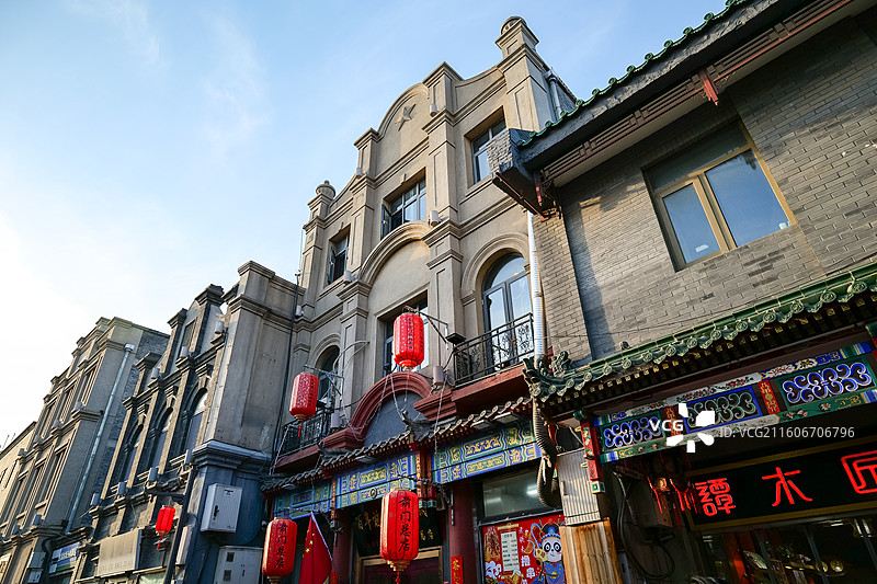 北京市西城区大栅栏街图片素材