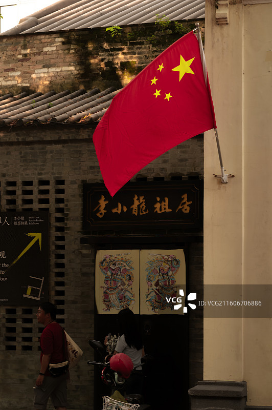 广州国庆氛围图片素材