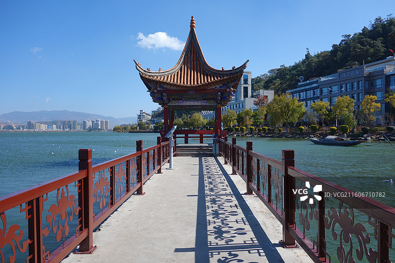 云南省大理州大理市大理洱海公园图片素材