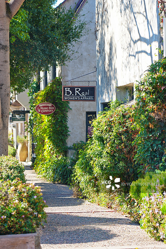 美国加州一号公路，卡梅尔小镇，Carmel-by-the-Sea图片素材