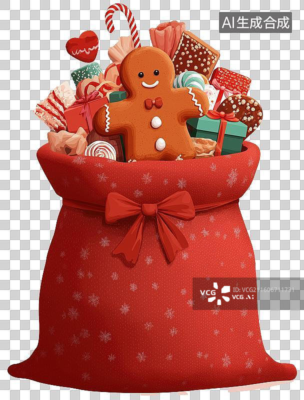 【AI数字艺术】圣诞节礼物图片素材