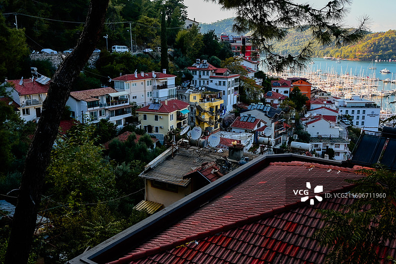 山海之间 · 土耳其费特希耶安静一隅图片素材