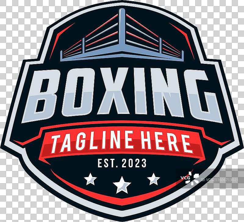 拳击标志 运动设计模板 拳击徽章图片素材