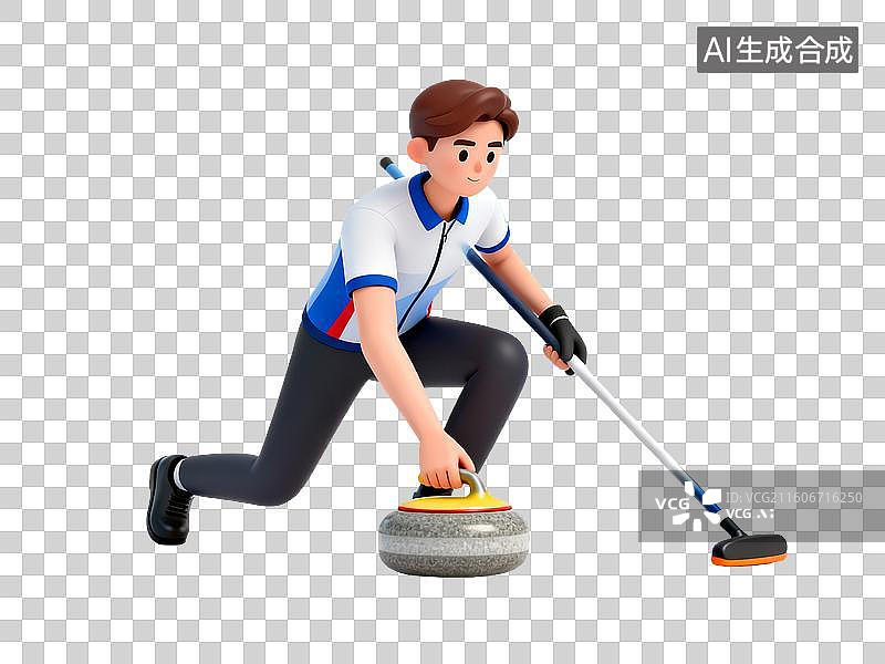 【AI数字艺术】冰壶运动比赛图片素材