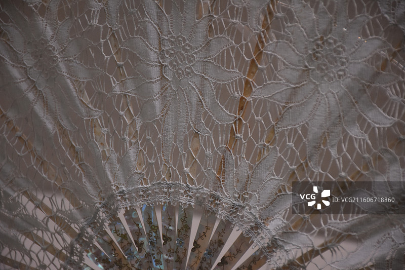 浙江省杭州市，中国扇文化博物馆，扇子图片素材