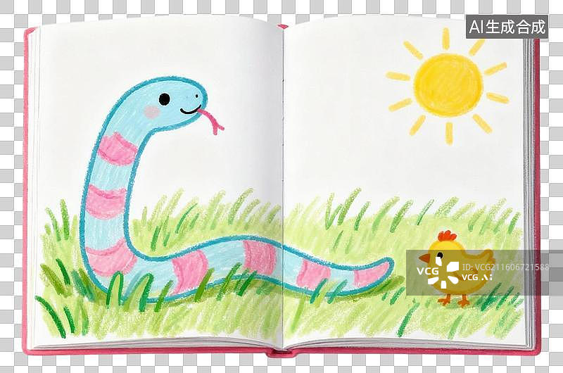 【AI数字艺术】卡通2D扁平描边插画教育主题学生探索科学自然天文学学习文具插画元素免抠图形图片素材