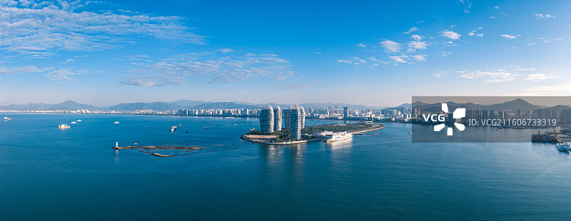 中国海南三亚湾海景风光图片素材