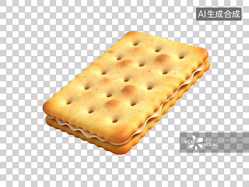 【AI数字艺术】夹心饼干特写图片素材