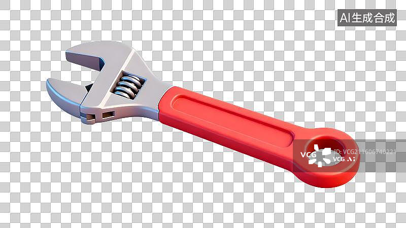 【AI数字艺术】扳手工具特写图片素材