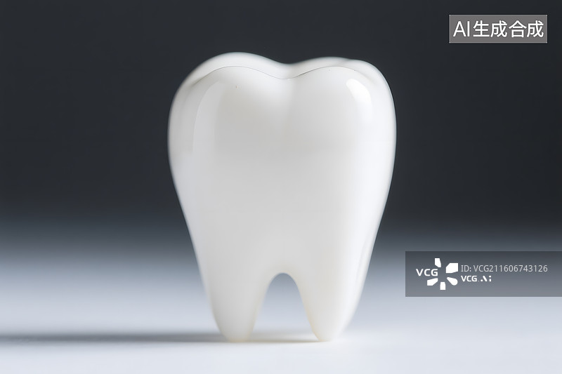 【AI数字艺术】健康牙齿模型图片素材