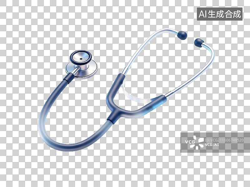 【AI数字艺术】医疗用听诊器图片素材