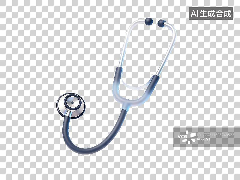 【AI数字艺术】医疗用听诊器图片素材