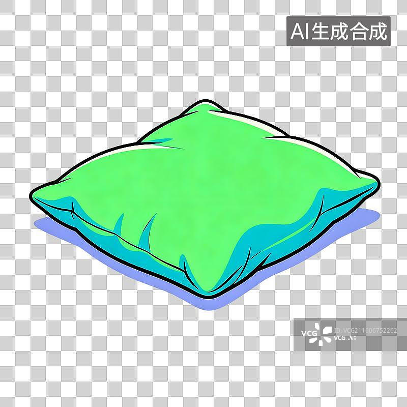 【AI数字艺术】柔软的枕头或靠背图片素材
