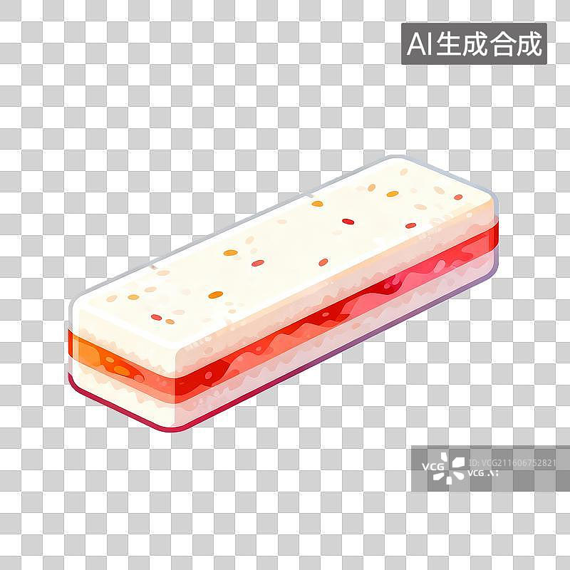 【AI数字艺术】完整的大良崩砂糕点桂花糕糕点图片素材