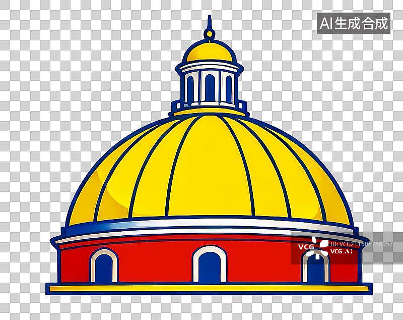 【AI数字艺术】免扣欧式建筑元素图片素材