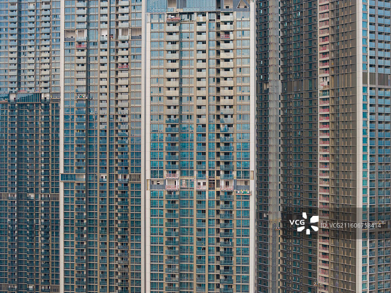 深圳市南山区，绿景白石洲，深圳最高住宅区图片素材