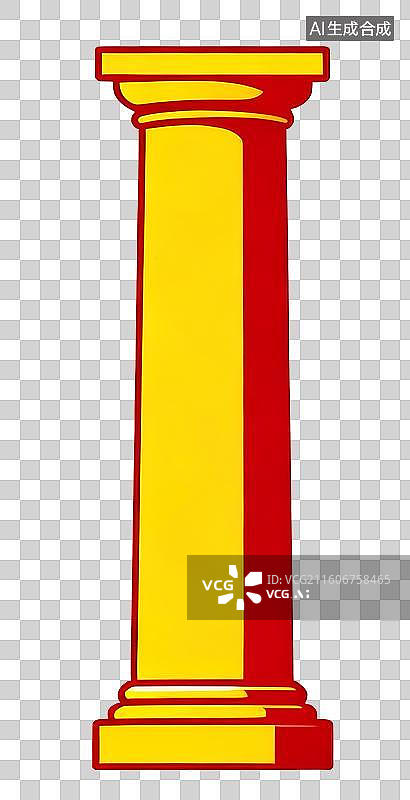 【AI数字艺术】欧式罗马柱建筑元素图片素材