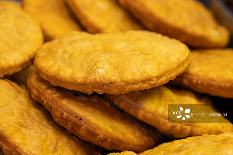 新疆 昌吉 回族 美食 油香 饼子 油饼图片素材