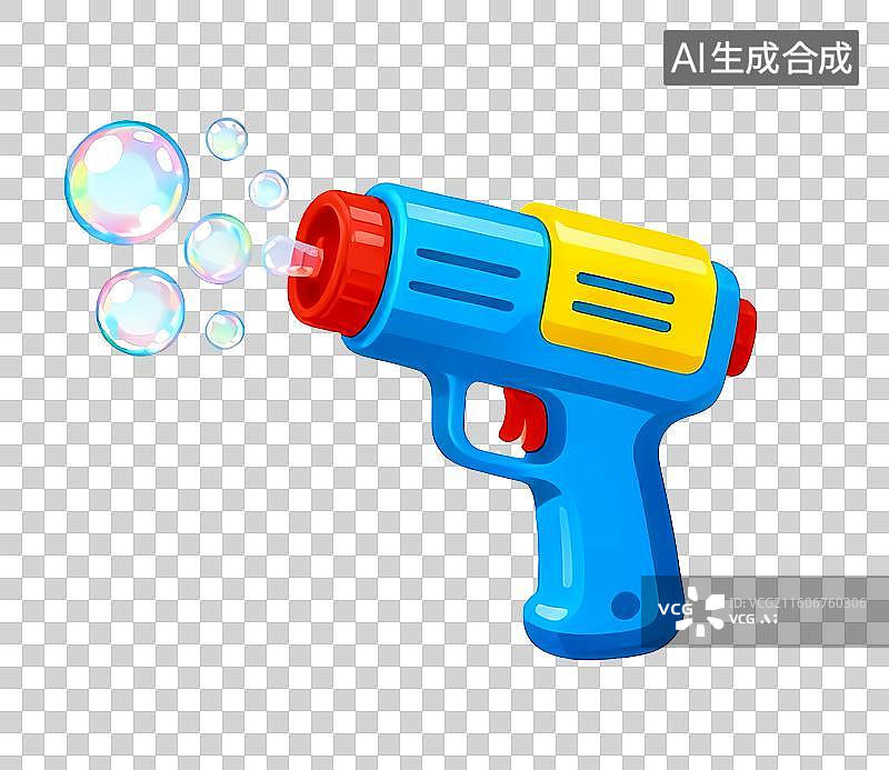 【AI数字艺术】免扣玩具枪元素图片素材
