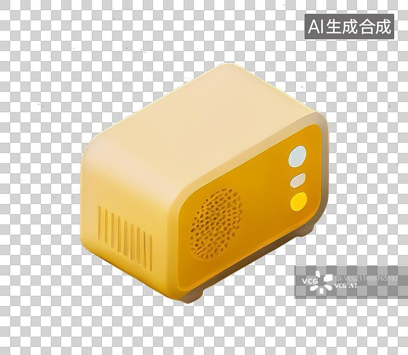 【AI数字艺术】免扣卡通蓝牙便携音响元素图片素材