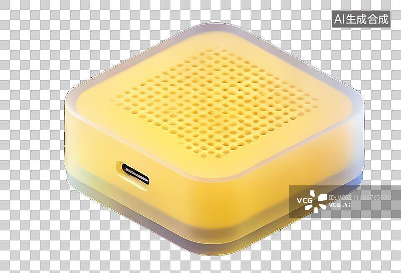 【AI数字艺术】免扣卡通蓝牙便携音响元素图片素材