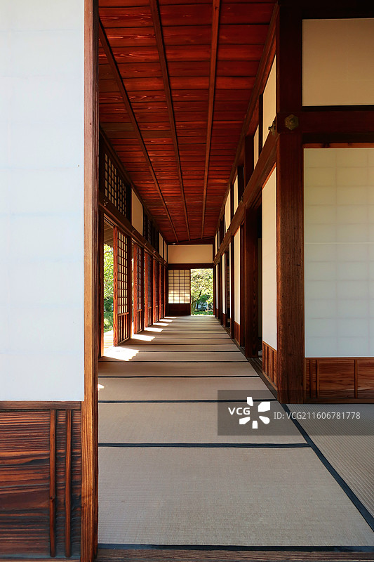 日本茨城县水户市，水户藩校弘道馆图片素材