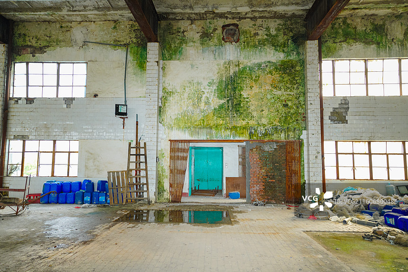 江苏省南通市，废弃啤酒厂图片素材