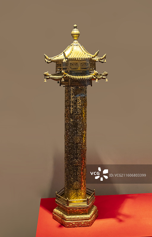 金亭式香熏 清同治十三年1874年 故宫博物院珍宝馆图片素材