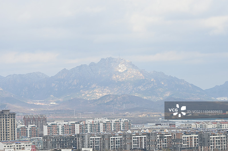 山东烟台招远市城市风光图片素材