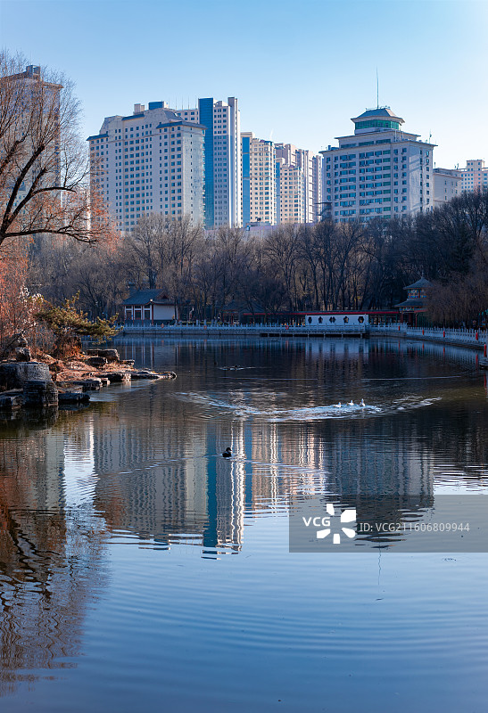 西宁人民公园图片素材