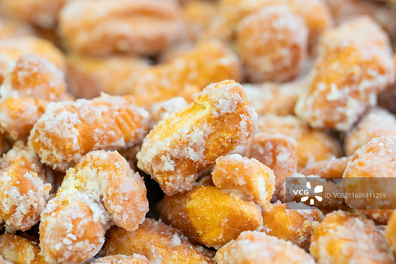 新疆 昌吉  回族 美食 糖三角 糕点图片素材