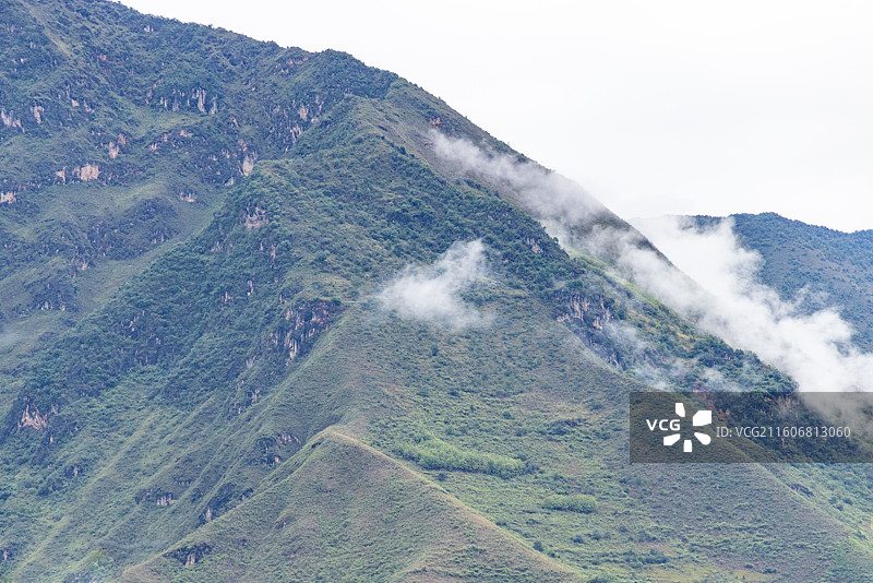 云南省泸水到腾冲路上的风景图片素材