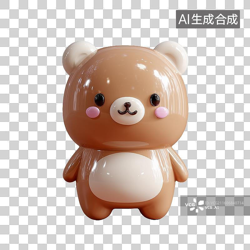 【AI数字艺术】泰迪熊吉祥物图片素材