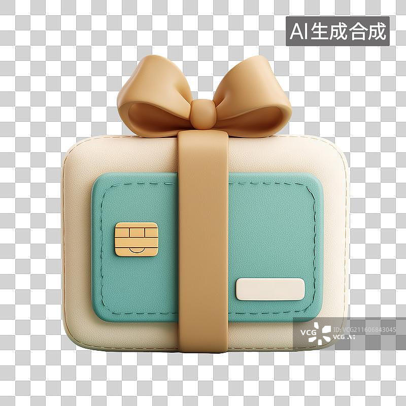 【AI数字艺术】银行卡礼物图标图片素材