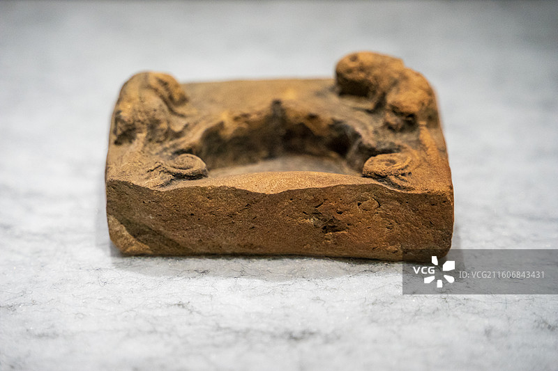 太原文庙（山西考古博物馆）石砚图片素材