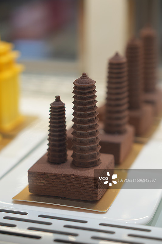 太原标志性建筑特写图片素材