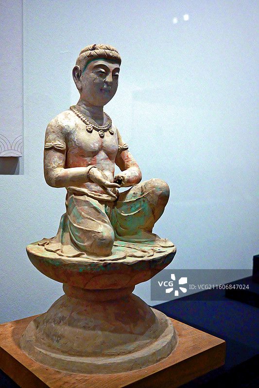 敦煌研究院藏唐代菩萨像图片素材