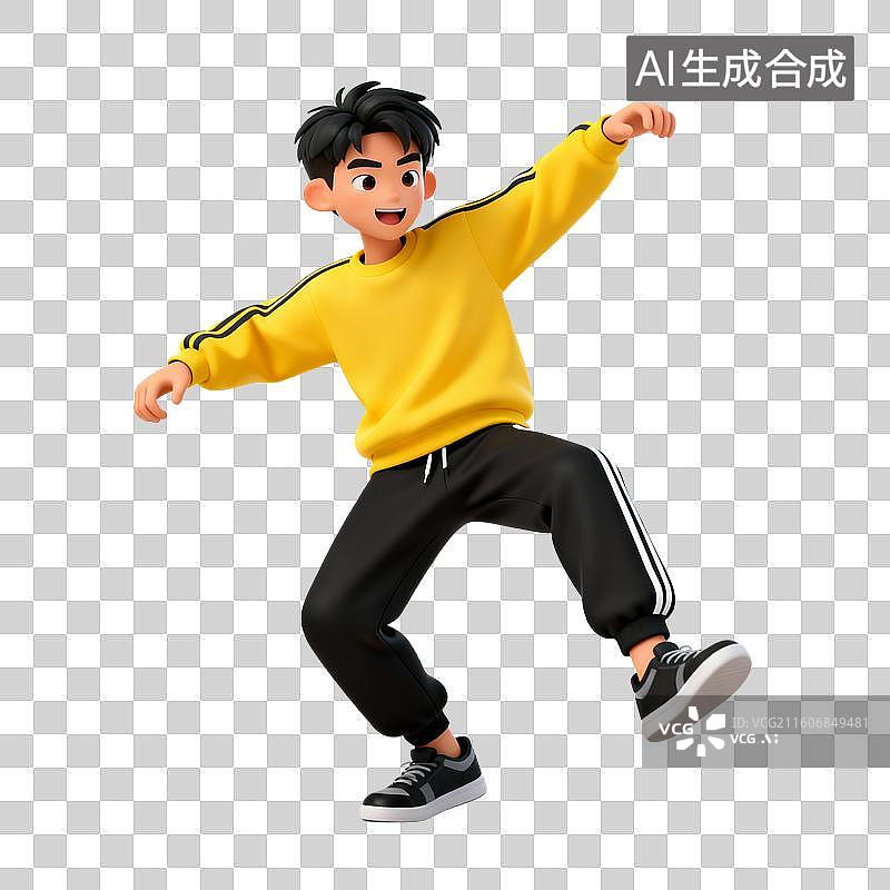 【AI数字艺术】时尚男女购物，攀岩，跳伞，冲浪，街舞，跑步，运动，滑板，听音乐，演奏图片素材