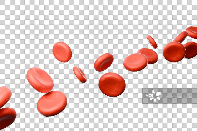 流动的红色血细胞图片素材