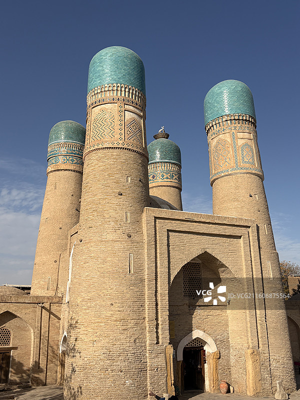 乌兹别克斯坦四塔清真寺图片素材