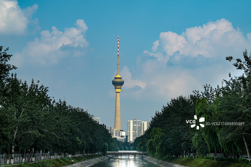 北京中央广播电视塔图片素材